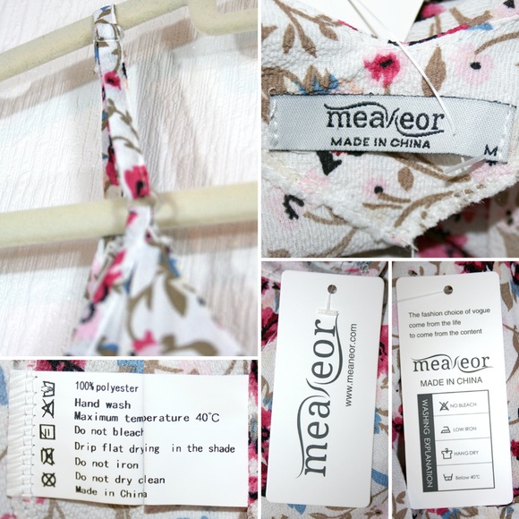 Ruffle Detail Faux Wrap Floral Maxi Dress NWT - Picture 7 of 8